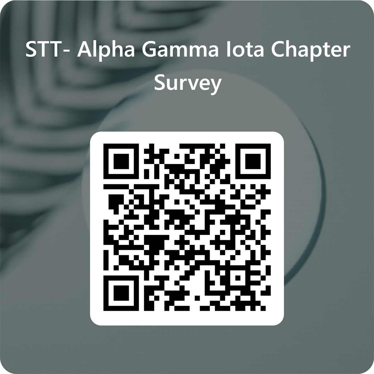 QR Code for survey